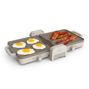 NIB Bella Fold & Store Dual Temp Griddle Cooking Kitchen Travel Camping Food